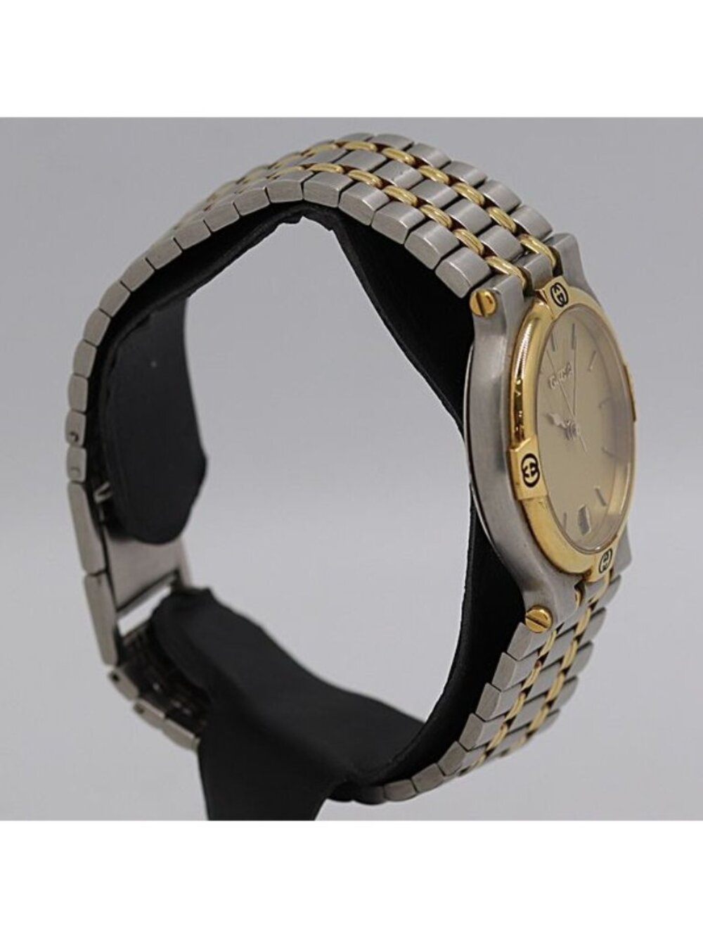 Gucci Quartz Gold Dial Date Watch Tam - Picture 2 of 4